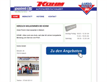 Tablet Screenshot of kohm.de